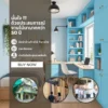 Laminate Sheet Solid Color TD Board Pastel Blue 9509 DU Viwatchai Kamai ลามิเนตปิดผิวเฟอร์นิเจอร์ลายสีพื้น แบรนด์ TD Board สีฟ้าพาสเทล รหัส 9509 DU วิวัฒน์ชัยค้าไม้