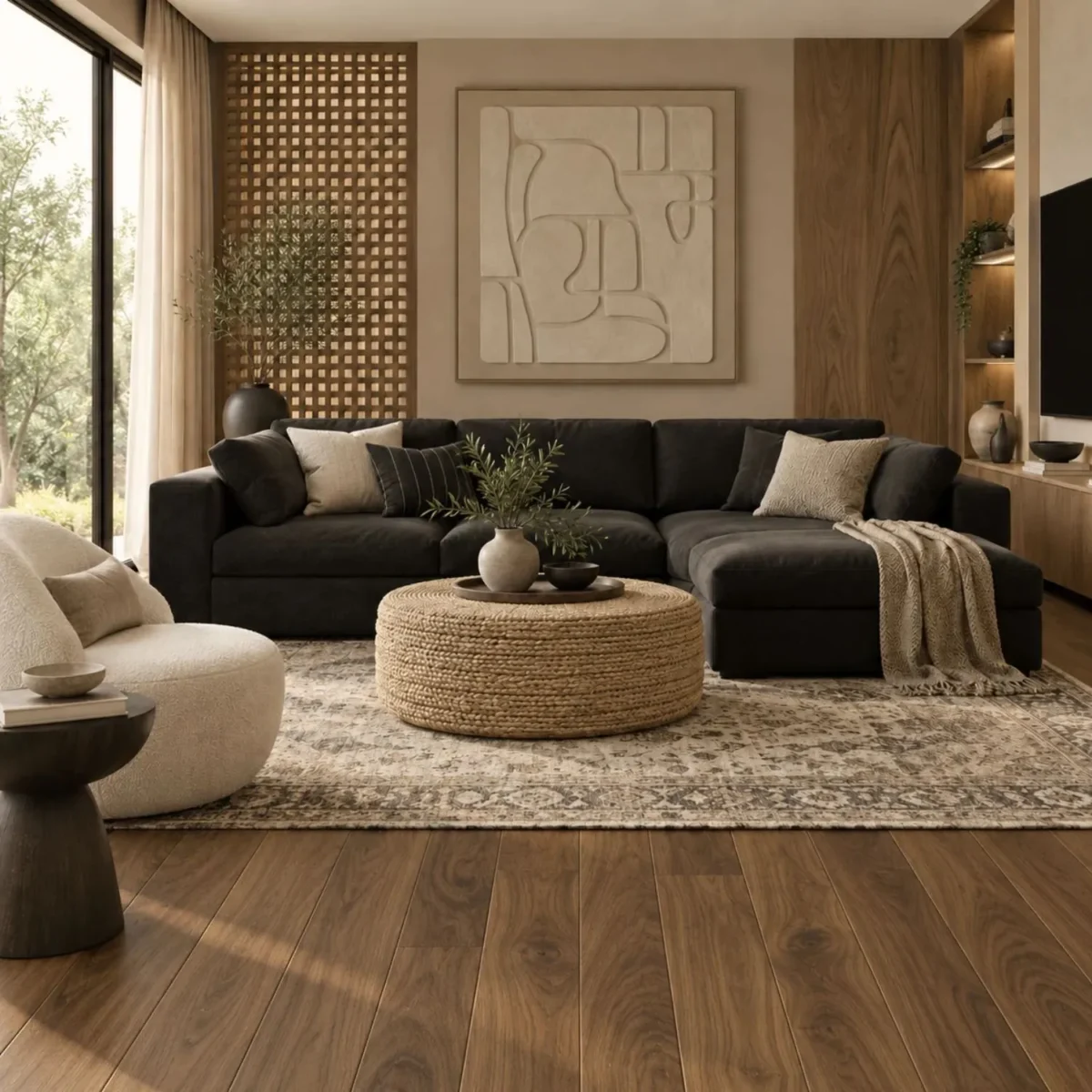 boen-composite-flooring-walnut-interior-example-01 BOEN Walnut ตัวอย่างการใช้งานพื้นไม้คอมพาวด์ | วิวัฒน์ชัยค้าไม้