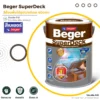 สีทาพื้นไม้ Beger SuperDeck ภาพแนะนำสินค้า