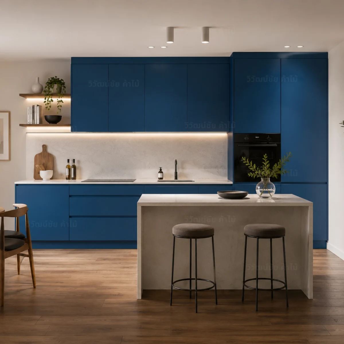 ลามิเนตปิดผิวเฟอร์นิเจอร์ Marine Blue รหัส 7914 ตัวอย่างการใช้งานจริง ลามิเนตปิดผิวเฟอร์นิเจอร์ Marine Blue รหัส 7914 ตัวอย่างการใช้งานจริง
