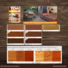สีย้อมพื้นไม้ TOA Decking Stain ชนิดด้าน ตัวเลือกสี สีย้อมพื้นไม้ TOA Decking Stain ชนิดด้าน ตัวเลือกสี