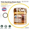 สีย้อมพื้นไม้ TOA Decking Stain ชนิดด้าน ภาพแนะนำสินค้า