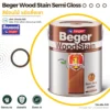 สีย้อมไม้ Beger WoodStain ชนิดกึ่งเงา ภาพแนะนำสินค้า