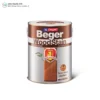 สีย้อมไม้ Beger WoodStain ชนิดกึ่งเงา พื้นหลังขาว