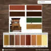 สีย้อมไม้ TOA WoodStain ชนิดด้าน ตัวเลือกสี สีย้อมไม้ TOA WoodStain ชนิดด้าน ตัวเลือกสี